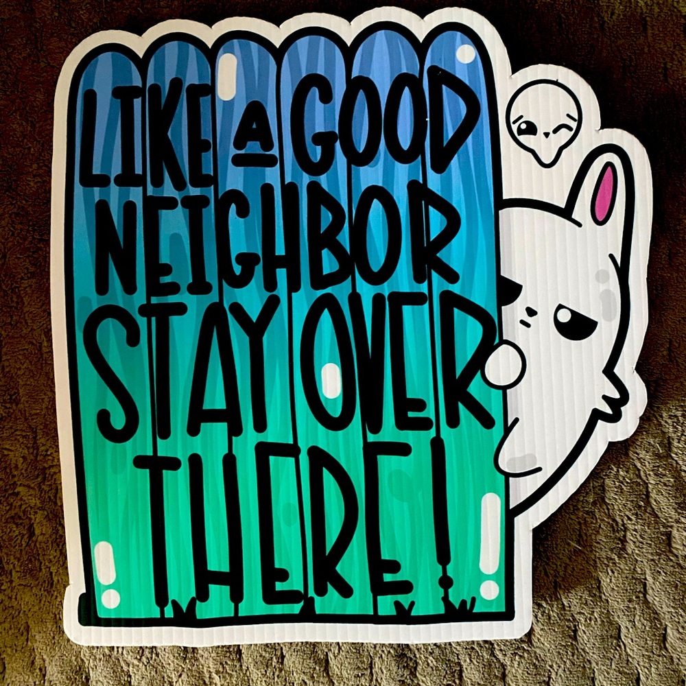 Yard sign